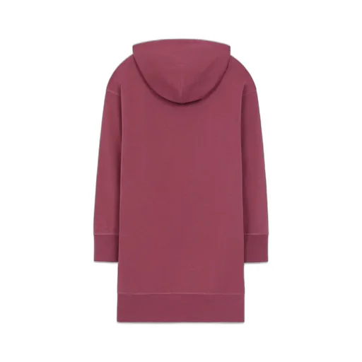 Logo Drawstring Sweatshirt Dress