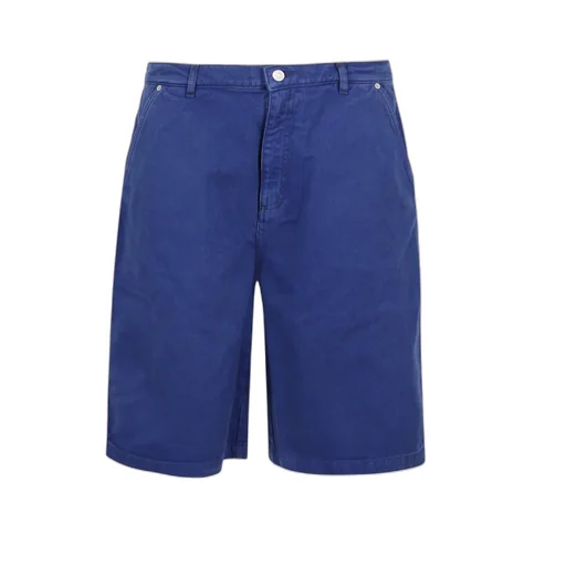 Logo-Patch Denim Bermuda Shorts