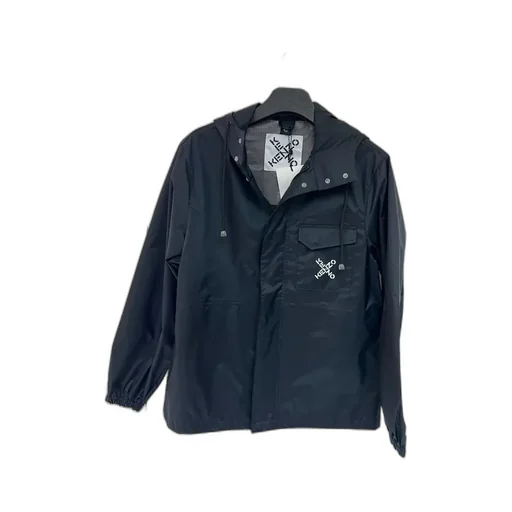 Logo-Printed Hooded Casual Jacket