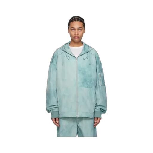 Tie-Dye Hooded Jacket