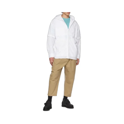 Logo Hooded Casual Jacket