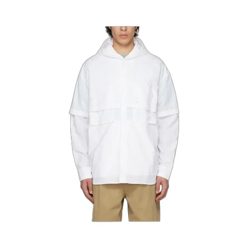 Logo Hooded Casual Jacket