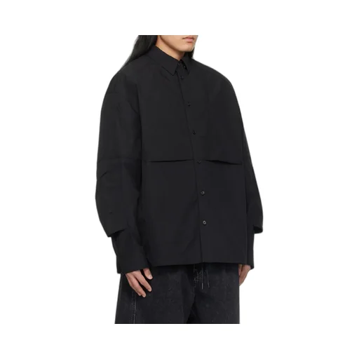 Classic Collar Shirt With Sleeve Pocket
