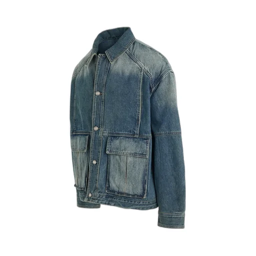 Long-Sleeved Denim Jacket