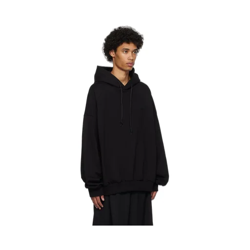 Drawstring Cotton Hoodie