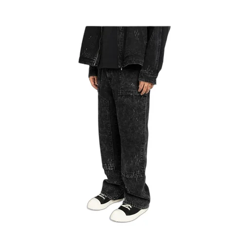 Belt Ring Denim Trousers