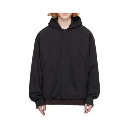 Hooded Long-Sleeved Casual Jacket