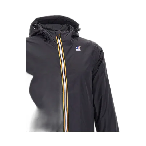 Logo Printed Hooded Zipped Jacket