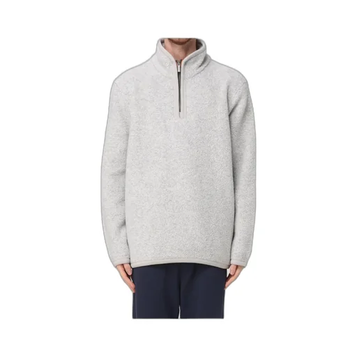 Half-Zip Long-Sleeved Sweater