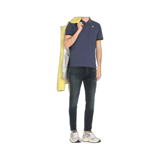 Two-Button Cotton Polo Shirt