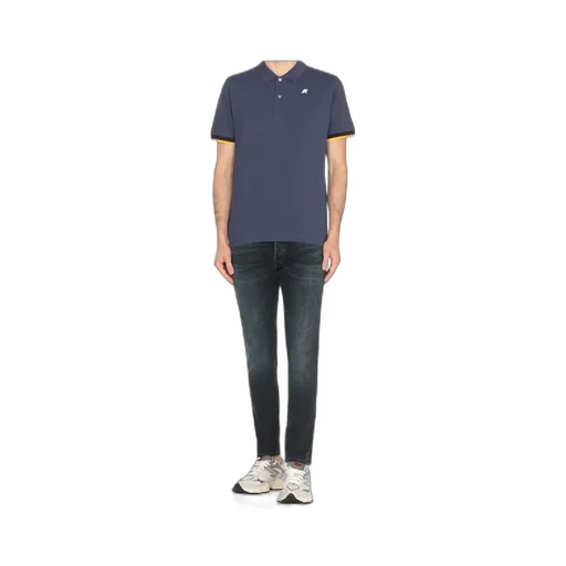 Two-Button Cotton Polo Shirt
