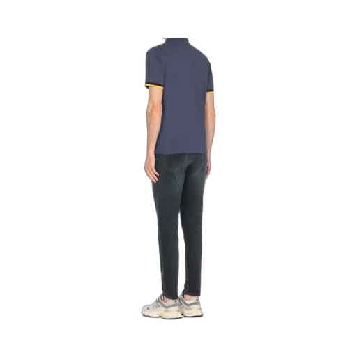 Two-Button Cotton Polo Shirt