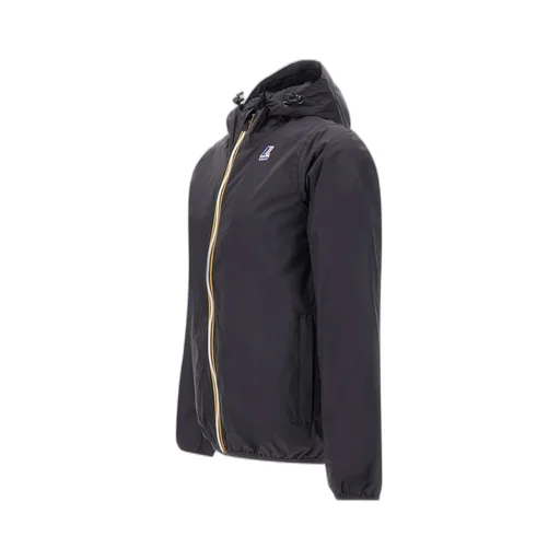 Logo Printed Hooded Zipped Jacket