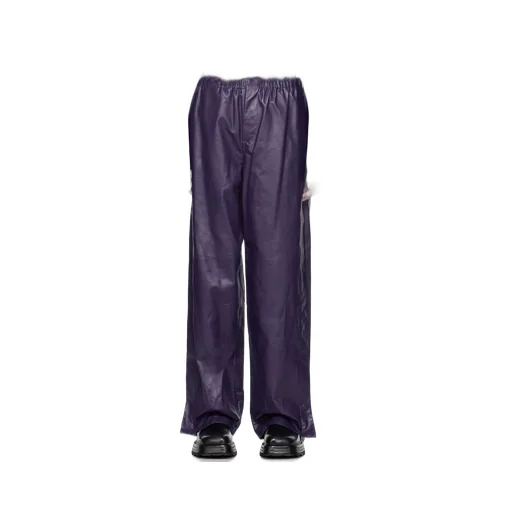 Loose-Fit Slit Trousers
