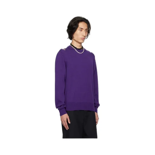 Hollowed-Out Knitted Sweater