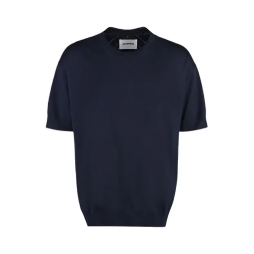 Short-Sleeved Knitted Jumper