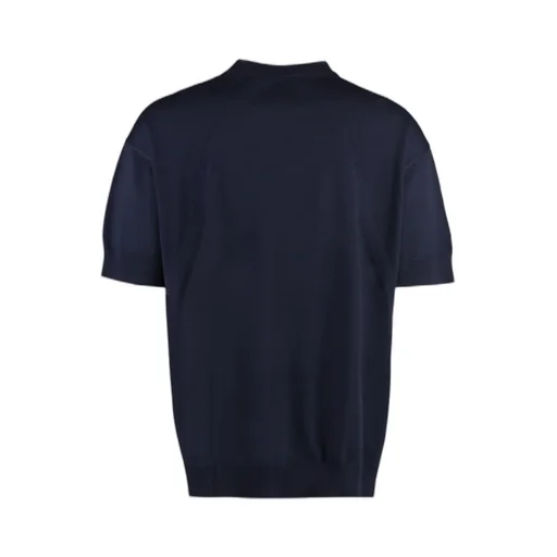 Short-Sleeved Knitted Jumper