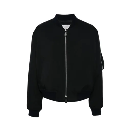 Patch-Pocket Bomber Jacket