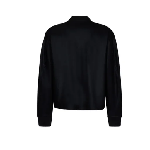 Zip-Up Long-Sleeved Bomber Jacket