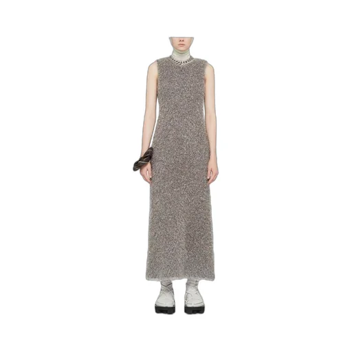 Glitter-Embellished Sleeveless Dress