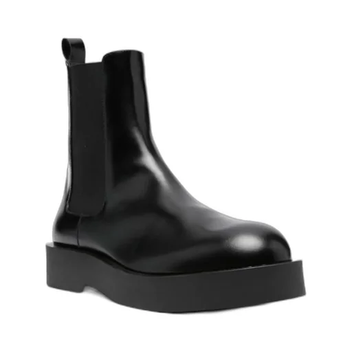 Round Toe Chelsea Boots