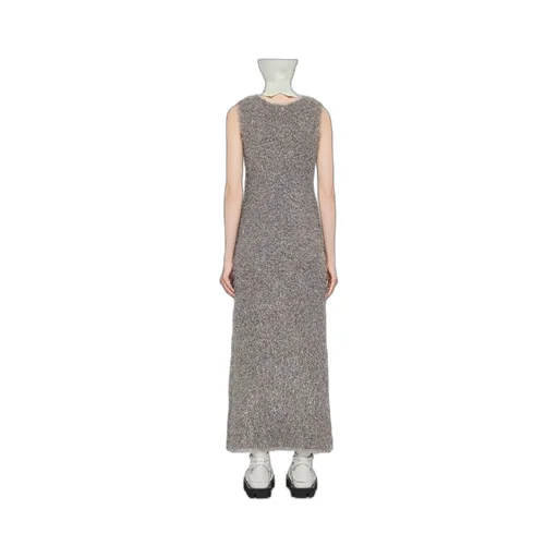 Glitter-Embellished Sleeveless Dress