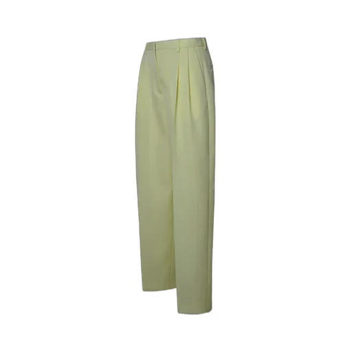 High-Waisted Belted Trousers