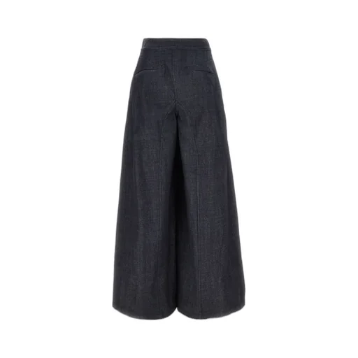 Cropped Wide-Leg Trousers