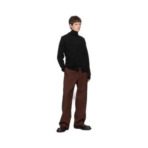 Hollowed-Out Long-Sleeved Knitted Cardigan