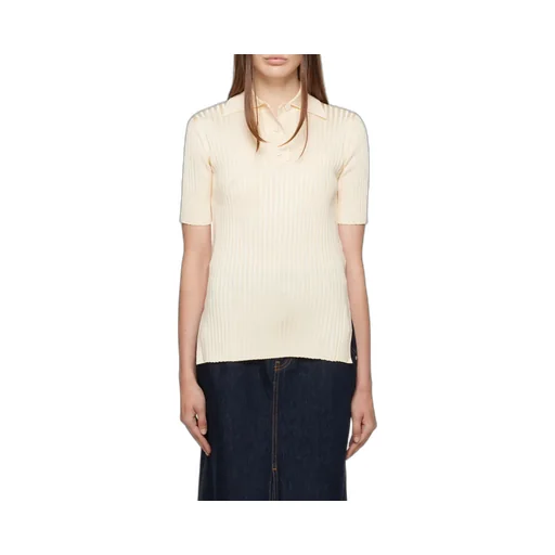 Wide-Ribbed Polo Shirt