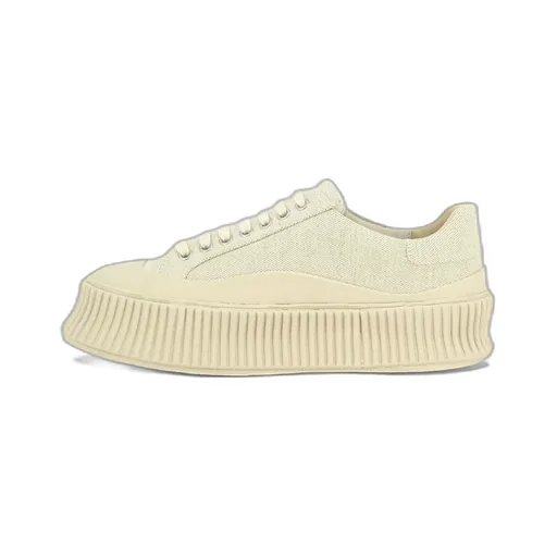 Panelled Round-Toe Sneakers
