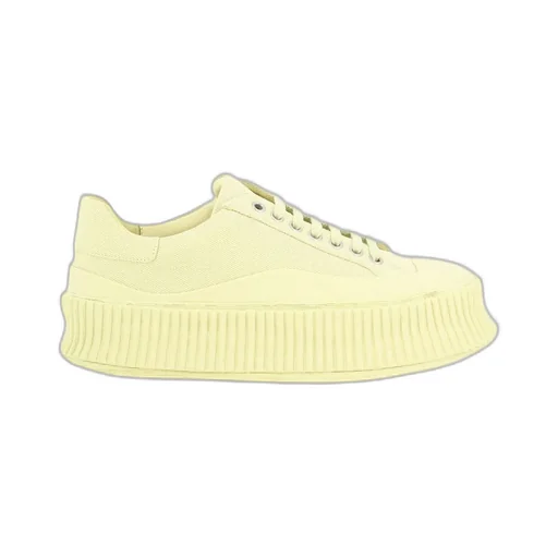 Panelled Round-Toe Sneakers