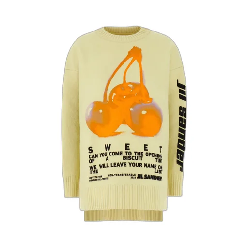 Cherry Printed Crewneck Jumper