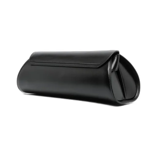 Cannolo Logo Embossed Large Shoulder Bag