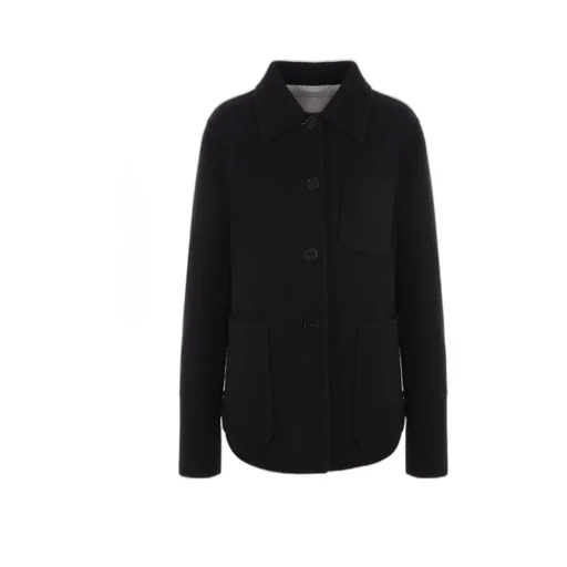Single-Breasted Buttoned Overshirt