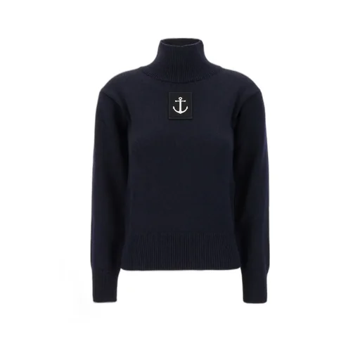 High-Neck Knitted Jumper