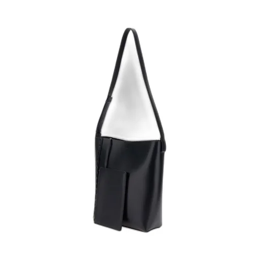 Rectangular-Shaped Logo Embossed Tote Bag