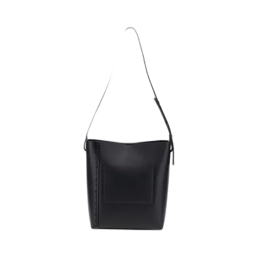 Rectangular-Shaped Logo Embossed Tote Bag