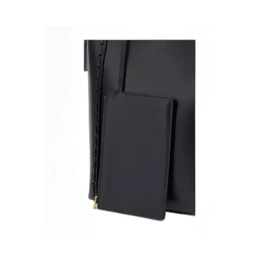 Rectangular-Shaped Logo Embossed Tote Bag