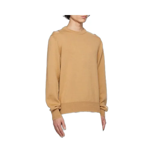 Round Neck Hollowed-Out Sweater