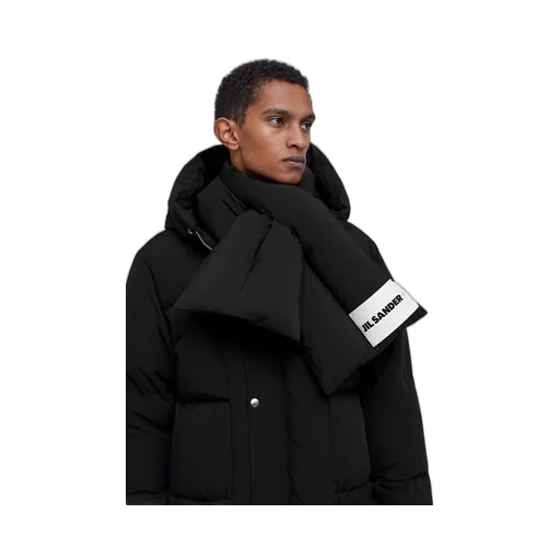 Logo-Patch Padded Scarf