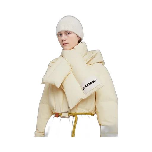 Logo-Patch Padded Scarf