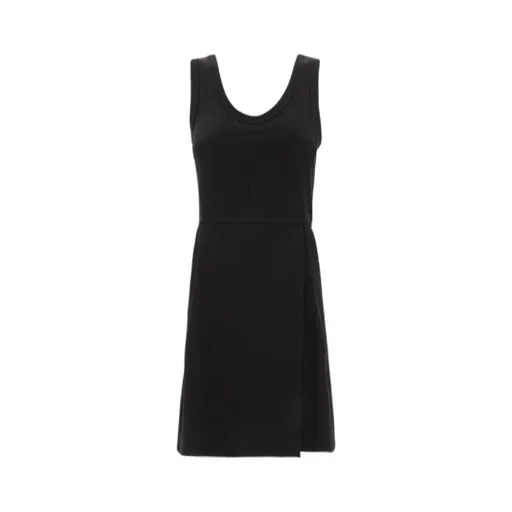 Sleeveless A-Line Zipped Mini Dress