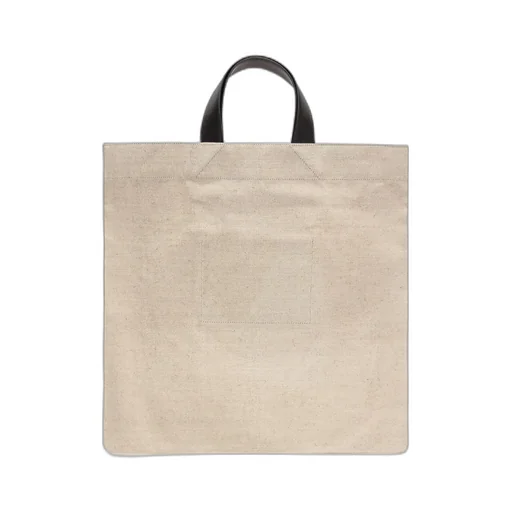 Logo Printed Square Shape Tote Bag