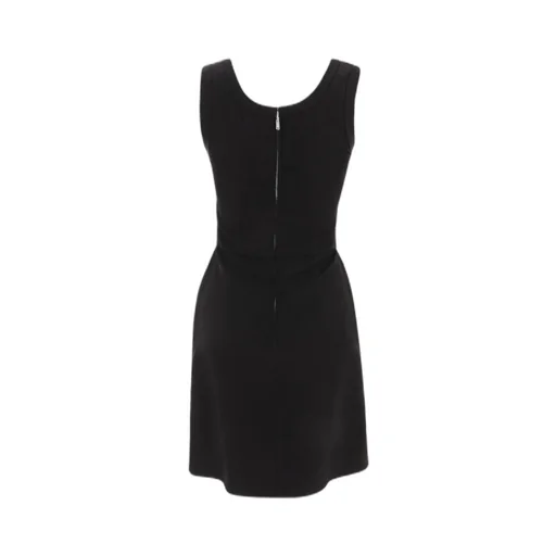 Sleeveless A-Line Zipped Mini Dress