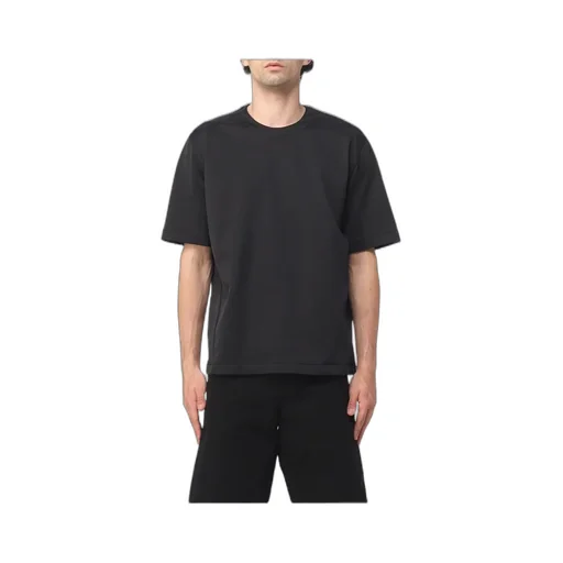 Zip-Detailed Crewneck T-Shirt