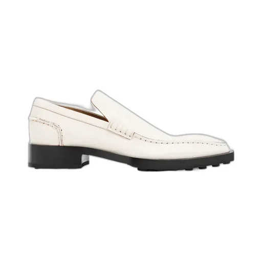 Pointed-Toe Leather Loafers