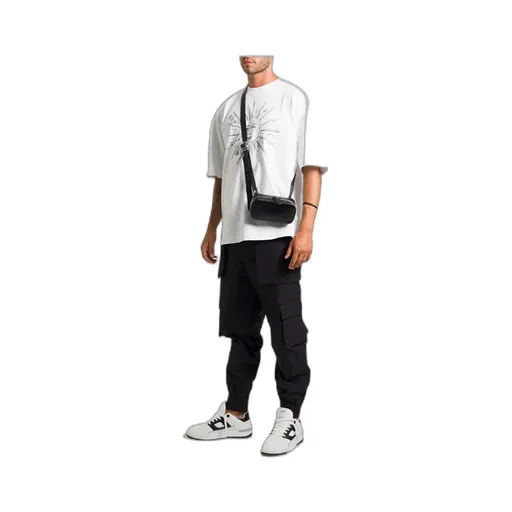 Logo Debossed Double-Zip Belt Bag