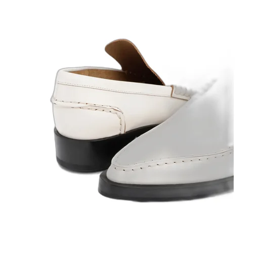 Pointed-Toe Leather Loafers