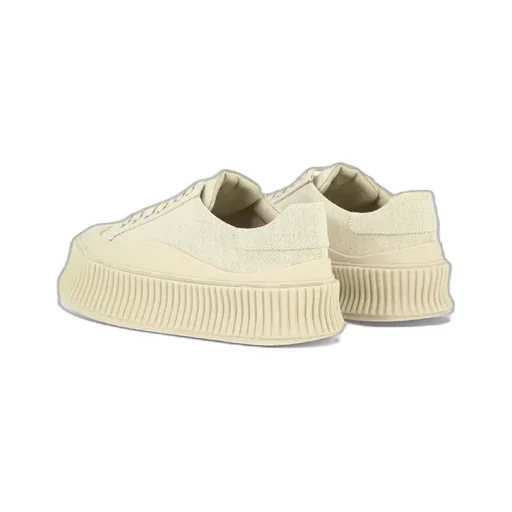 Panelled Round-Toe Sneakers